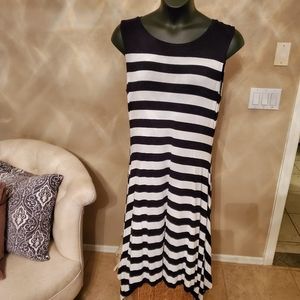 Black & White Handkerchief Dress